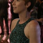 Margaux’s green glittery dress on Revenge