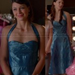 Marley’s blue prom dress on Glee