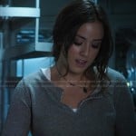 Skye’s grey cropped sweatshirt on Agents of SHIELD