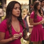 Skye’s pink flared dress on Agents Of SHIELD