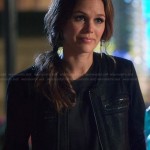 Zoe’s black jacket with embellished pocket on Hart of Dixie