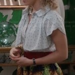 Carrie’s pineapple print skirt on The Carrie Diaries