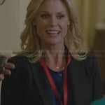 Claire’s blue top on Modern Family