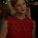 Emily’s red lace dress on Revenge