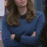 Gina’s blue dot print sweater on Brooklyn Nine-Nine