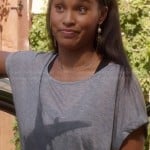 Jasmine’s grey airplane graphic tee on Parenthood