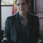 Jemma’s floral shirt and grey blazer on Agents of SHIELD