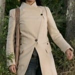 Joan’s asymmetric coat on Elementary