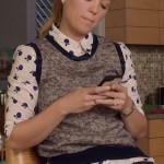 Julia’s apple print shirt on Parenthood