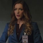 Laurel’s blue blazer on Arrow