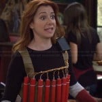 Lily’s colorblock sweater on How I Met Your Mother