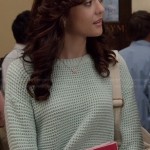 Maggie’s mint green knit sweater on The Carrie Diaries