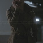 Margaux’s contrast trim trench coat on Revenge