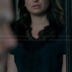 Quinn’s lace front top and “GG” belt on Scandal