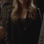 Rebekah’s black leather jacket on The Originals