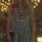 Scarlett’s blue daisy print dress on Nashville