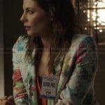 Thea’s floral blazer on Arrow