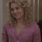 Carrie’s red striped sleepshirt on The Carrie Diaries