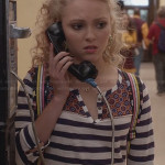 Carrie’s striped henley tee on The Carrie Diaries