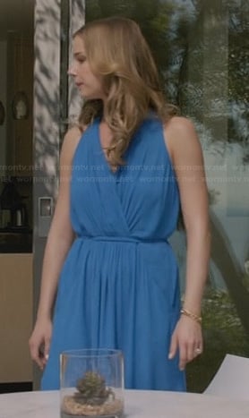 Emily's blue maxi dress on Revenge