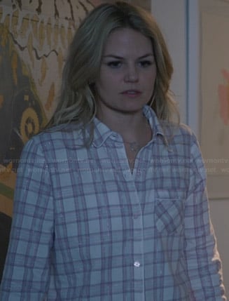 Emma's plaid pajamas on Once Upon a Time