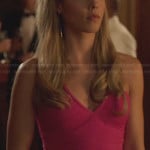 Felicity’s pink gown on Arrow