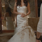 Freya’s wedding dress on Witches of East End