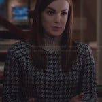 Jemma’s brown houndstooth sweater on Agents of SHIELD