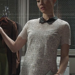 Joan’s lace top with contrast collar on Elementary