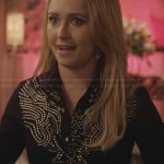 Juliette’s black studded western shirt on Nashville