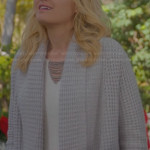 Kate’s grey textured cardigan on Trophy Wife