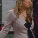 Kristin’s bow front jacket on Last Man Standing