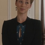 Margaux’s blue sail boat print dress on Revenge