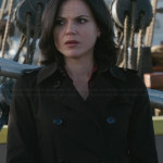 Regina’s black trench coat on Once Upon a Time