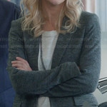 Sydney’s grey jersey blazer on The Crazy Ones