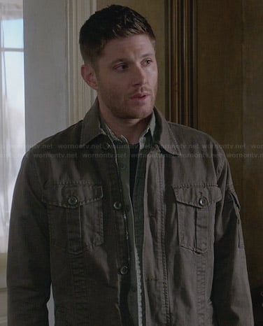 Dean's khaki cargo jacket on Supernatural