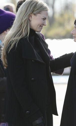 Emma's black peacoat on Once Upon a Time