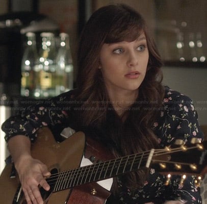 Layla’s blue floral dress on Nashville