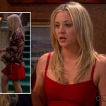 Penny’s red dress on The Big Bang Theory