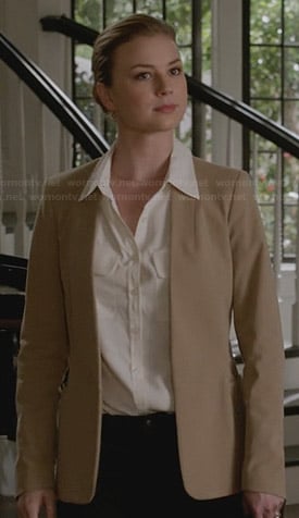 Emily’s beige blazer on Revenge