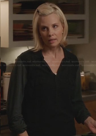 Kristina's black shirt on Parenthood