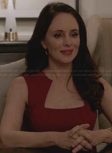 Victoria's red dress on Revenge