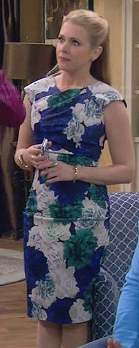 Wornontv Mels Blue And Green Floral Dress On Melissa And Joey Melissa Joan Hart Clothes 