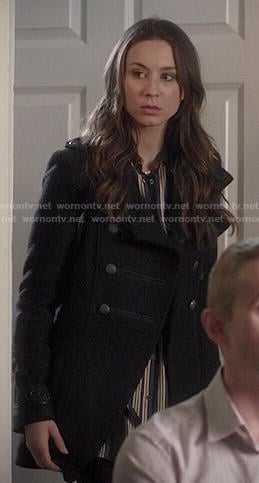 Spencer's military coat on Pretty Little Liars