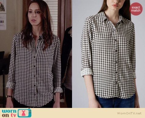 Gingham Shirt by Topshop