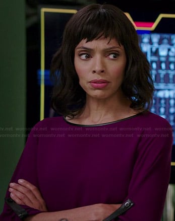 WornOnTV: Camille's white ruffled top on Bones, Tamara Taylor