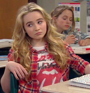 Maya's Japanese Rolling Stones top on Girl Meets World