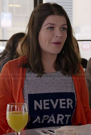 Annie’s “Never Apart” Tee on Marry Me