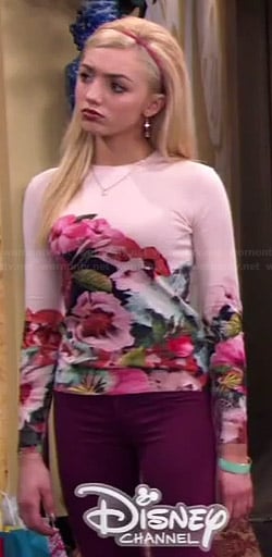 Emma's pink floral sweater on Jessie