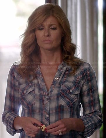 Rayna’s blue plaid shirt on Nashville